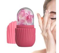 Ice Face Roller - Ergonomic Silicone Reusable, Mild Ice Roller | Eye Lifting Roller for All Skin Types, Improve Skin Firmness Elasticity After-Sun Care, Travel Salon