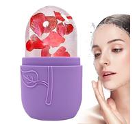Ice Face Roller - Herramienta de enfriamiento facial de silicona, dispositivo, de relajación muscular, apoyo reafirmante, rutina de belleza, aplicación diaria de cosméticos