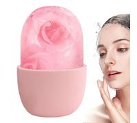 Ice Face Roller - Silicona Mold Facial Firming Toning Set, Skin Cooling Massager, Pore Shrink Cryotherapy Device, Eye Puffiness Relief Tool | Beauty Skincare Accessory For Travel Spa Vacation Home