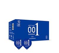Ice Fire Set - Condón de ácido hialurónico Yue Yue 001 condón Ice Set de detección de hielo (40 unidades / 4 cajas),blue40(ice)