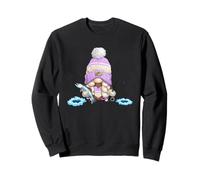 Ice Fishing Gnomie with Wool Hat Cute Family Christmas GNOME Sudadera