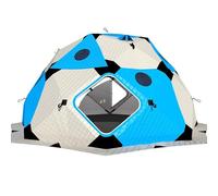 Ice Fishing Tent Tienda de campaña portátil para Pesca en Hielo, Incluye Cuerdas de Anclaje y Bolsa de Transporte, para Senderismo.(Orange)