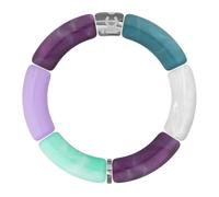 ICE Jewellery - Bella bracelet - Turquoise purple - Pulsera de moda para mujer turquesa, púrpura y plata (023552)
