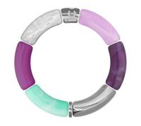 ICE Jewellery - Bella bracelet - Turquoise purple silver - Pulsera de moda para mujer turquesa, morada y plateada (023557)