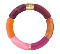 ICE Jewellery Bella pulsera fucsia naranja - pulsera de moda fucsia y naranja para mujer (024181), talla única, Acrílico, acrílico