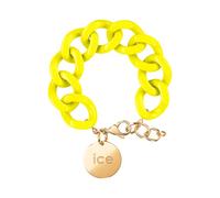 ICE Jewellery, Chain bracelet, Flashy yellow, Gold, Pulsera de malla amarilla XL para mujer con medalla de oro (020924)