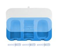 Ice Lolly Moulds, Silicone Iced Cream Mold, 7.48x3.94in Fruit Yogurt Epoxy, Reusable Non Stick Sticks, Portable Cakesicle Tray for Home Kitchen, Baby Food, Kids Snacks, Cake