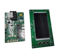 ice machine parts, Placa base for máquina de hielo SH420 con control de máquina dividida y pantalla LCD ZZDP6(3)