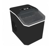 Ice Maker Machine, Ice Makers Countertop Self-Cleaning with 9 Cubes in 6 Minutes 26lbs Daily 2 Sizes Bullet Ice for Drinks and Outdoor Parties (Black)