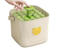 Ice Maker Tray - Portable Cube Mold Easy Release Tool with Ice Bind