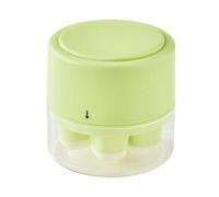 Ice Maker Tray, Press Type Easy Release Mold with Lid, Mini Cube Freezer Container, Compact Ice Storage Box, Ideal for Refrigerator Iced Coffee Tea Whiskey Cocktail Juice Drinks Home Bar 7.6x7.3cm