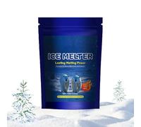Ice Melt - Agente removedor de nieve de 100 g, solución concentrada de descongelación para patio, alternativa de sal de entrada de acción rápida, categoría de seguridad de invierno, pellets de alta