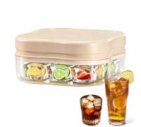 Ice Mold | 9-Grid Press Nonstick Modern,Ice Cube Molds & Trays | For Whiskey Cocktail Coffee Juice Water Home Kitchen Bar Restaurant Party Summer Enhancing Convenience When Preparing Chilled Beverages