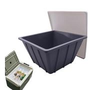 Ice Mold, Cold Bath, Freezer Tray, Leak-Proof Non-Stick Block Maker with Lid Plunge, Large Tray Perfect for Drinks, Camping, Outdoor Beach Soaking Tub, and Cooling Experience