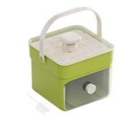 Ice Mold Containers - Double Layer Press Type Easy Release Tray With Handle Lid Reusable Kitchen Gadget For Coffee Tea Whiskey Cocktails Drinks | Home Outdoor Camping Party Gathering Freezer Ice Maker