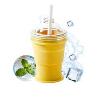 Ice Mold Cup - 2-in-1 Foldable Silicone Ice Maker Water Cup