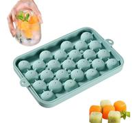Ice Molds | 25 Grids Silicone Kitchen Making Container | Easy Release Ice Ball Mold | for Drinks Whiskey Cocktails Tea Home Party Picnics