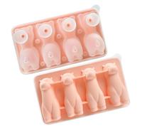 Ice Molds | Alpaca Shape Ice Maker | 4 Cavity Silicone Moulds For Cocktails Coffee Whiskey Tea Homess Outdoor Party Camping4.37x7.68x1.93 Inches Versatile Occasions