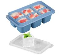 Ice Molds - Dry Ice for Drinks, Bandejas para congeladores, reutilizables, resistentes a la decoloración, molde de hielo para helado de hielo, cócteles, whisky, té, café, de frutas, refrescos