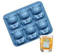 Ice Molds for Whiskey | Easy Release Capybara Non Stick Silicone 6 Cavities Cute Cubes Tray Coffee Beer Cold Drinks Beverages Family Gathering Party
