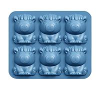 Ice Molds Whiskey Easy - Release Capybara Non Stick, Silicone 6 Cavities Cute, Cubes Tray Coffee Beer Cold | Whiskey Easy Release Capybara Non Stick Silicone 6 Cavities Cute Ice Cubes Tray for W