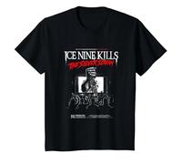 Ice Nine Kills - Cubierta de Grito de Plata Camiseta, Niños, Negro, 3 años