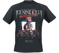 Ice Nine Kills Silver Screen Hombre Camiseta Negro M 100% algodón Regular