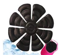 Ice Pack Hat Insert, Reusable Cooling Liner, 21.5cm/8.46 Inches Skin-Friendly Gel Pad Design, Lightweight Heat Wrap for Summer Caps, Helmets, Hard Hats, Outdoor Use