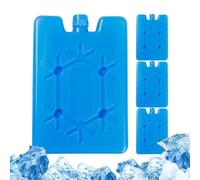 Ice Packs For Lunch Boxes | 4 Pieces Reusable Small Box | Ice Pack | For Food, Travel, Beach, Camping, Picnic, Fishing, Car, Outdoor 6.1x4.33x0.79 Inches