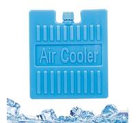 Ice Packs for Lunch Boxes, Portable Ice Crystal Box, Reutilizable Congelador Blocks, Air Cooler Accessories, Ideal para Fishing, Beach, Picnic, School, Travel, Camping, Size Shown on Image