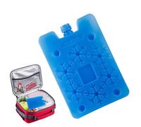 Ice Packs, Reutilizable Ice Pack, 6 pulgadas Size That Easily Fits in Most Air Coolers, Cooler Accessories for Breastfeeding, Travel, Fishing, Camping, Picnic, School, Slim Design