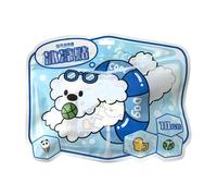 Ice Patch, 10 Pieces Cooling Gel Sheet, Gel Ice Strip Soothing Sticker Pads for Travel, Home, Adults, Kids, Camping, Festival, and Outdoor Use, 7.28x5.12x1.18 Inches