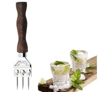 Ice Pick 7.09 Inch - Stainless Steel Ice Picks For Breaking/Crushing, Easy To Clean Sturdy Picks For Breaking, Crushed With 3 Prongs & Comfortable Handle, 2 Colors