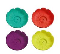 Ice Pop Holder, 4 pieces silicona Ice Stick Racks, Reusable Drip-Proof Lolly Mold Dessert Cups, Ideal for Hot Weather, Pool, Camping, Travel, Backyard, Picnic, Home Snacks
