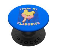 Ice Pop Kawaii Bunny Eres mi Favorito PopSockets PopGrip Adhesivo