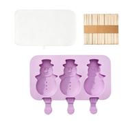 Ice Pop Maker - Silicone Treat Mold for Homemade | BPA Free Flexible Tray with Reusable Sticks, Leak Proof Dessert Freezer Kit for Juice Yogurt Fruit Snack Making Use