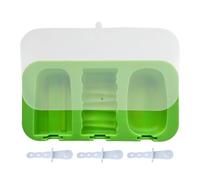 Ice Pop Mold - 19x10x2.5cm Ice Cream Molds With Sticks - Cakesicle 3-Cavity Freezer Sticks Moulds | Kitchen Tools & Gadgets For Home Kitchen Baby Cake Kids Food Fruit Yogurt Snack Bar