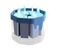 Ice Pop Mold 8 Cavity Maker Reusable Non Stick Ice Cream Mold Easy Release DIY Treat Maker For Juice Milk Fruit Dessert Home Kitchen Summer Party Freezer Accessories