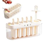Ice Pop Mold - 9.06 Inch 6 Cavity Non Stick Maker