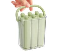 Ice Pop Mold - Contenedor de silicona larga reutilizable, molde para helado en crema para ensayos caseros | Easy Release Dessert Maker for yogur, juice, fruta y bebida Recipes | Reusable Freezer Mould
