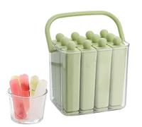 Ice Pop Mold - Long Silicone Reusable Container, Ice Cream Bar Mold for Homemade Treats | Easy Release Dessert Maker for Yogurt, Juice, Fruit and Beverage Recipes | Reusable Freezer Mould