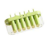Ice Pop Molds - 6 Cavity Leak Proof, Maker Tray with Stick Holder for Homemade Treats Food Grade Silicone Mold for Juice Yogurt Jam Jelly Pudding Fruit Juice Postre Snacks for Home