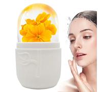 Ice Roller for Face - Facial Soothing Cold Massager, Firming and Relaxation Roller for Home, Travel, Beauty Routine, Skincare, Puffiness, and Morning Refresh