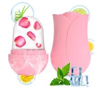 Ice Roller, Rodillo de Hielo para Cara y Ojos, Rodillo Facial Hielo de Silicona, Belleza Facial, para reducir los poros, aclarar las arrugas, cuidado de la piel