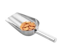 Ice Scooper - Stainless Steel Kitchen Scoop Multipurpose Utility Tool for Ice Coffee Beans Food Candy Flour Popcorn Durable Ergonomic Handle Lightweight Easy Clean | Home Bar Cafe Baking Cooking Servi