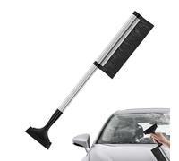 Ice Scraper - Snow Brush | Windshield Snow Removal Tool Scratch for SUV Truck RV Window Roof Exterior Wash Supplies Ergonomic Grip Snow Scrapers for Cars Trucks SUVs