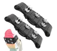 Ice Shoes Grippers, 5 Claw Snow Crampons, Portable Mountaineering Shoe Spikes, Snow Grips For Fishing, Climbing Snow Grips, Hiking Ice Grippers, Grippers With 5 Claw Snow Crampons For Hiking