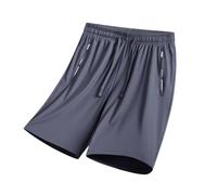 Ice Shorts for Women Over 50, Ice Silk Quick-Dry Stretch Shorts for Summer Wear and Outdoor Activities (Dark Gray,M)