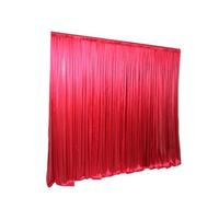 Ice Silk Chiffon Wedding Backdrop Panels, Party Drape Hanging Curtains Fondo de Boda Elegante(Color 2,3x3.0M)
