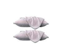 Ice Silk Cooling Pillowcase 2PC Breathable Summer Bedding Washable Pillow Cover 48x74cm Air Conditioning Comfort(Ivory)